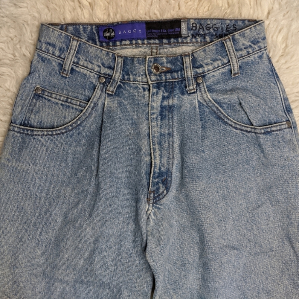 ✨SOLD✨Vintage 90s SilverTab Levi's Baggy Light - Picture 4 of 9